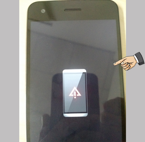 Bấm giữ nguồn + tăng âm lượng